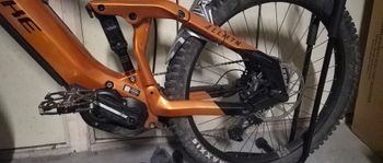 Used Haibike AllMtn CF 6 2024 2024 Mountainbike, Orange, 29 — image 4 of 6
