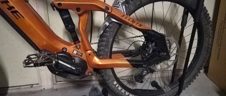 Used Haibike AllMtn CF 6 2024 2024 Mountainbike, Orange, 29 — image 4 of 6