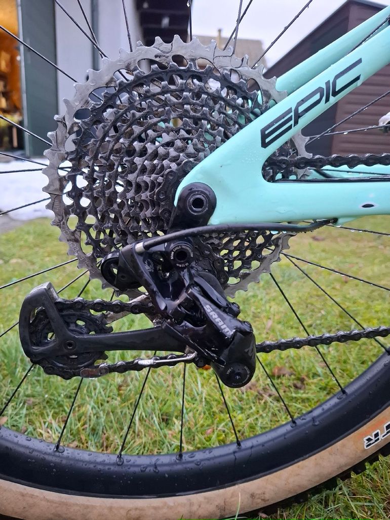 Used Specialized Men's S-Works Epic 2019 2019 Mountainbike, Blue, 29 — image 3 of 10