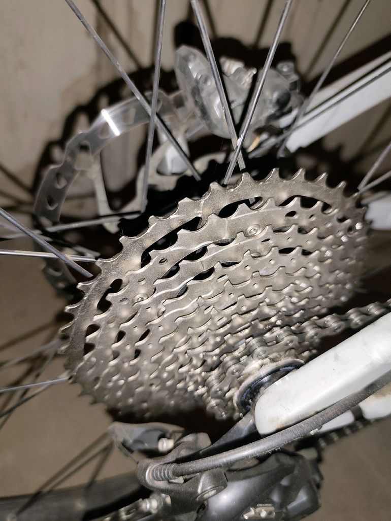 Used CUBE STEREO 140 HPC RACE 27.5 2019 2019 Mountainbike, Light Gray, 27.5 — image 16 of 24