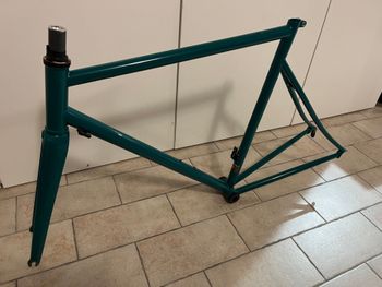 Used NO NAME Cicli Barco Corsa Custom Steel Spirit Frameset 2018 Road & Gravel, Green — image 1 of 5