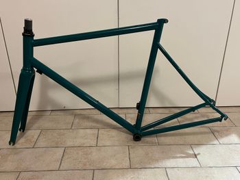 Used NO NAME Cicli Barco Corsa Custom Steel Spirit Frameset 2018 Road & Gravel, Green — image 2 of 5