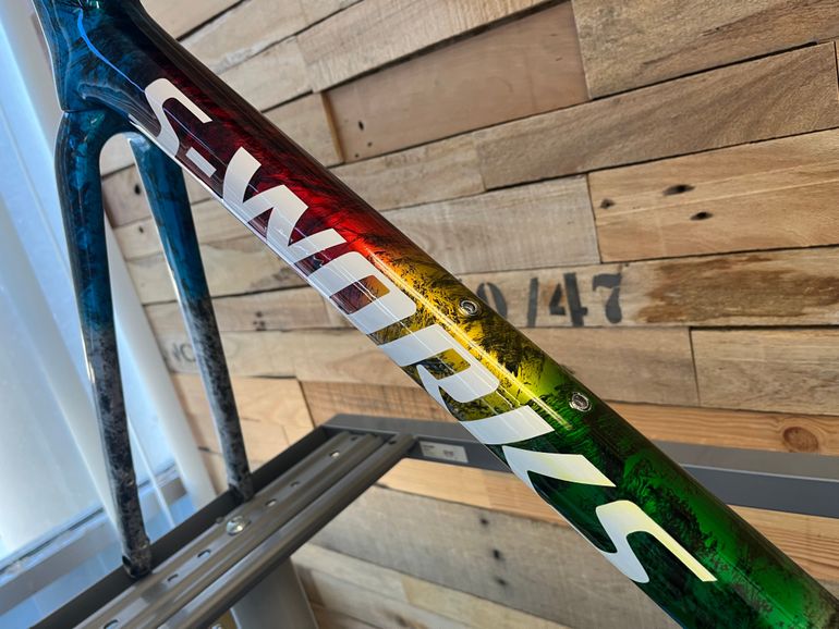 Used Specialized S-Works Tarmac SL7 - Shimano Dura-Ace Di2 2023 Frameset 2023 Road & Gravel, Blue — image 8 of 10