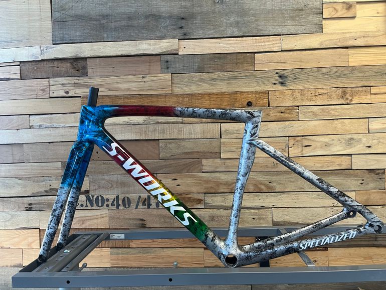 Used Specialized S-Works Tarmac SL7 - Shimano Dura-Ace Di2 2023 Frameset 2023 Road & Gravel, Blue — image 5 of 10