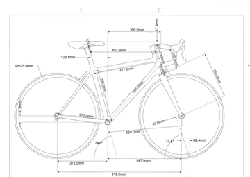 Brugt Cyfac Absolu V1 Frameset 2015 Road & Gravel — billede 2 af 7
