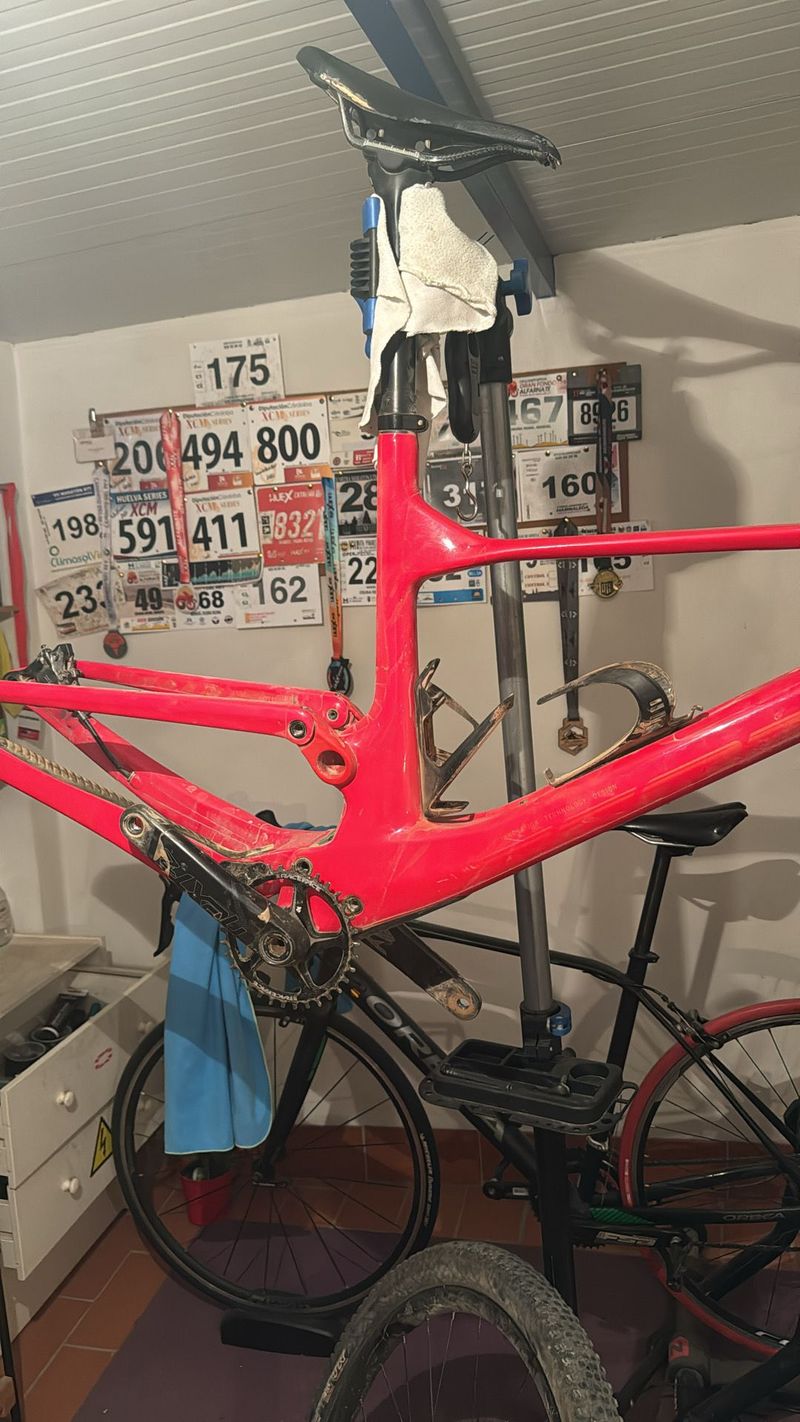Used Scott Spark RC Team 2022 Frameset 2022 Mountainbike, Red, 29 — image 3 of 3