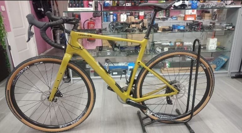 Gebrauchtes Cannondale Topstone Carbon Rival AXS 2023 Road & Gravel, Grün — Bild 2 von 6