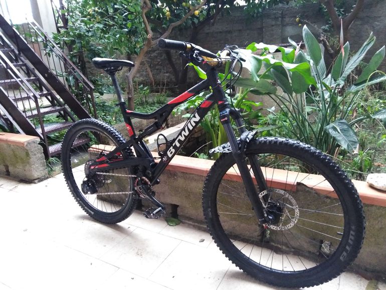 Used ROCKRIDER Btwin Rockrider 520s 27.5'' 2019 Mountainbike, Black, 27.5 (650B) — image 1 of 10