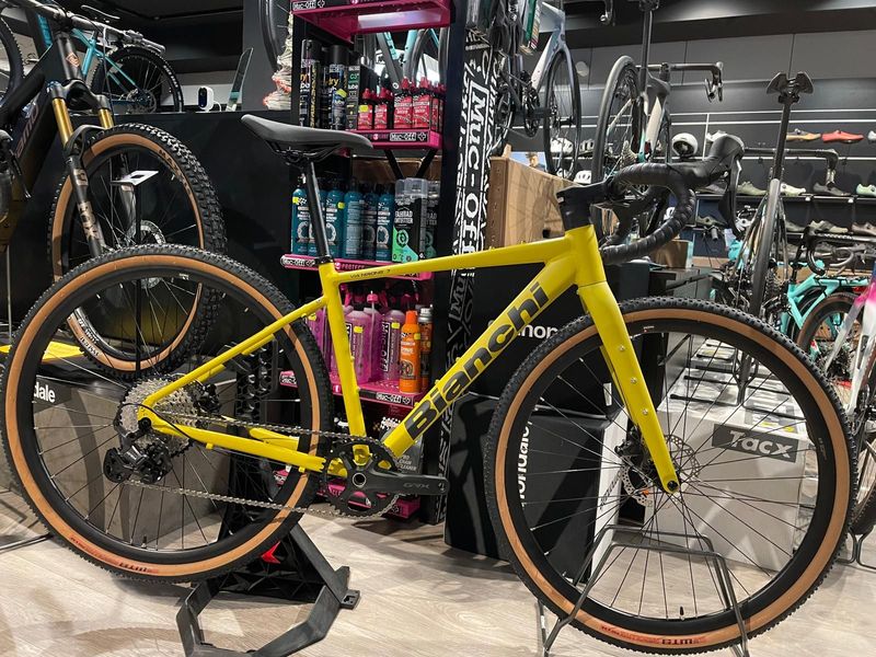 Used Bianchi Via Nirone 7 GRX 1x12 Matt Yellow 2026 2026 Road & Gravel