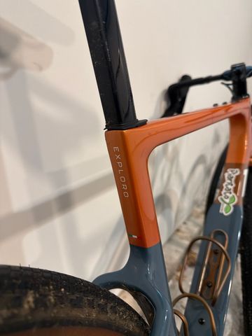 Used 3T Exploro SRAM Rival eTap AXS 2022 Road & Gravel, Orange — image 8 of 9
