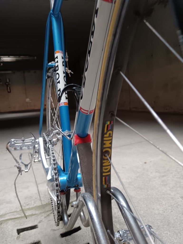 Used Columbia Uboldi Tubi Columbus 1983 Road & Gravel, Blue — image 3 of 8