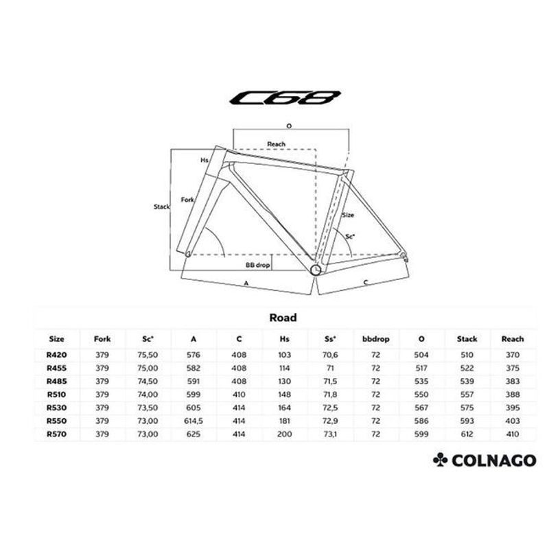 Used Colnago C68 2023 Road & Gravel, Black — image 2 of 4