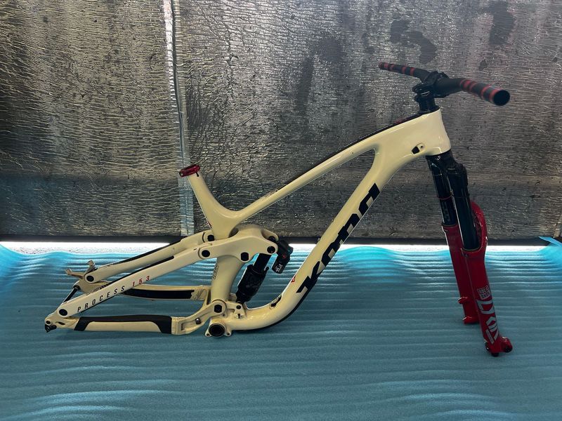 Used Kona Process 153 CR/DL 2019 Mountainbike, White — image 2 of 11
