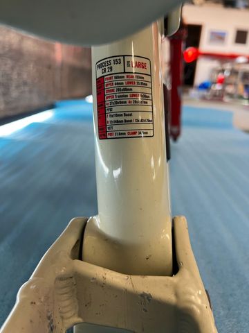 Used Kona Process 153 CR/DL 2019 Mountainbike, White — image 11 of 11