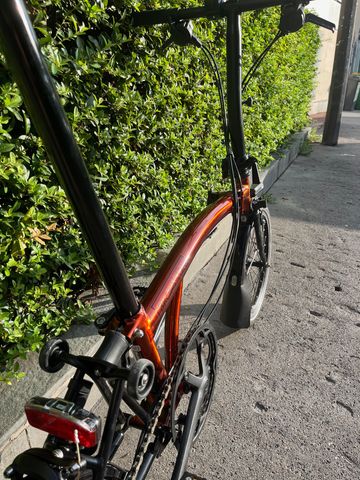 Brugt Brompton C Line Explore S6L Flame Lacquer 2024 Urban — billede 9 af 12