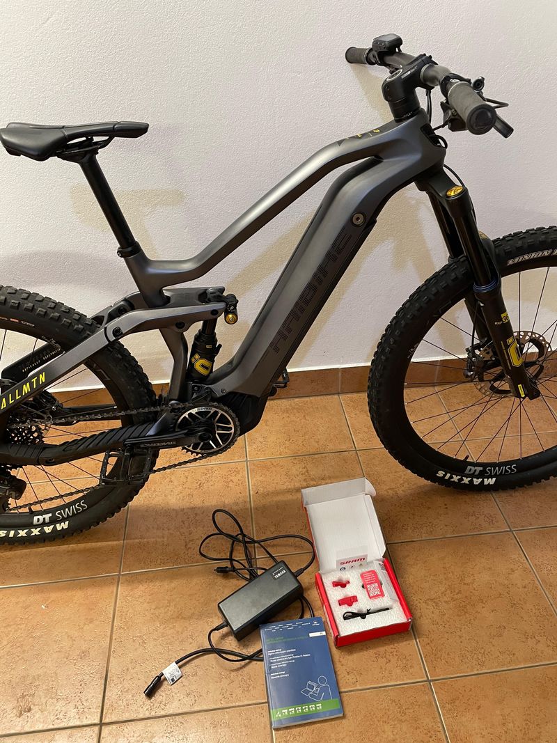 Used Haibike AllMtn SE 2021 2021 Mountainbike, Light Gray, 29 — image 9 of 12