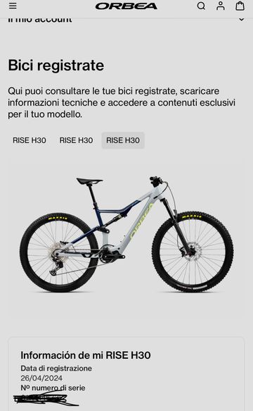 Brugt Orbea RISE H30 2024 2024 Mountainbike — billede 6 af 6