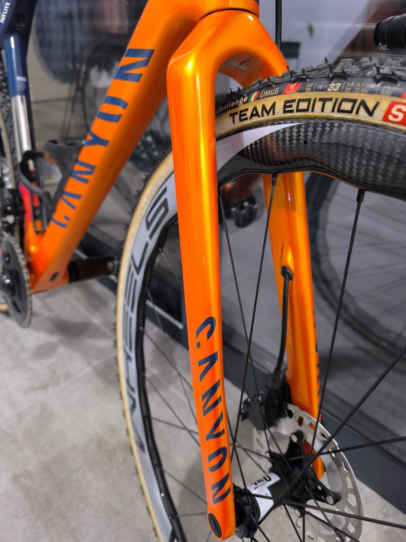 Used Canyon Inflite CF SL 8 2022 Frameset 2022 Road & Gravel, Orange — image 8 of 11