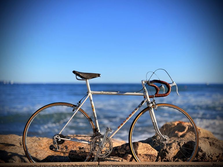 Vélo De Course Peugeot PX10 - Cadre Reynolds 531 Acier - Homme - Blanc