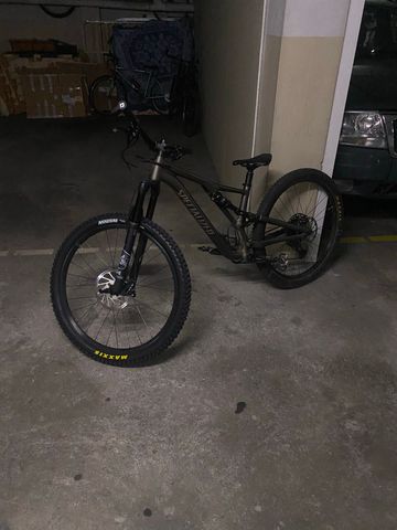 Gebrauchtes Specialized Stumpjumper Sram Eagle Transmission GX 2023 Mountainbike, Hellgrau — Bild 3 von 7
