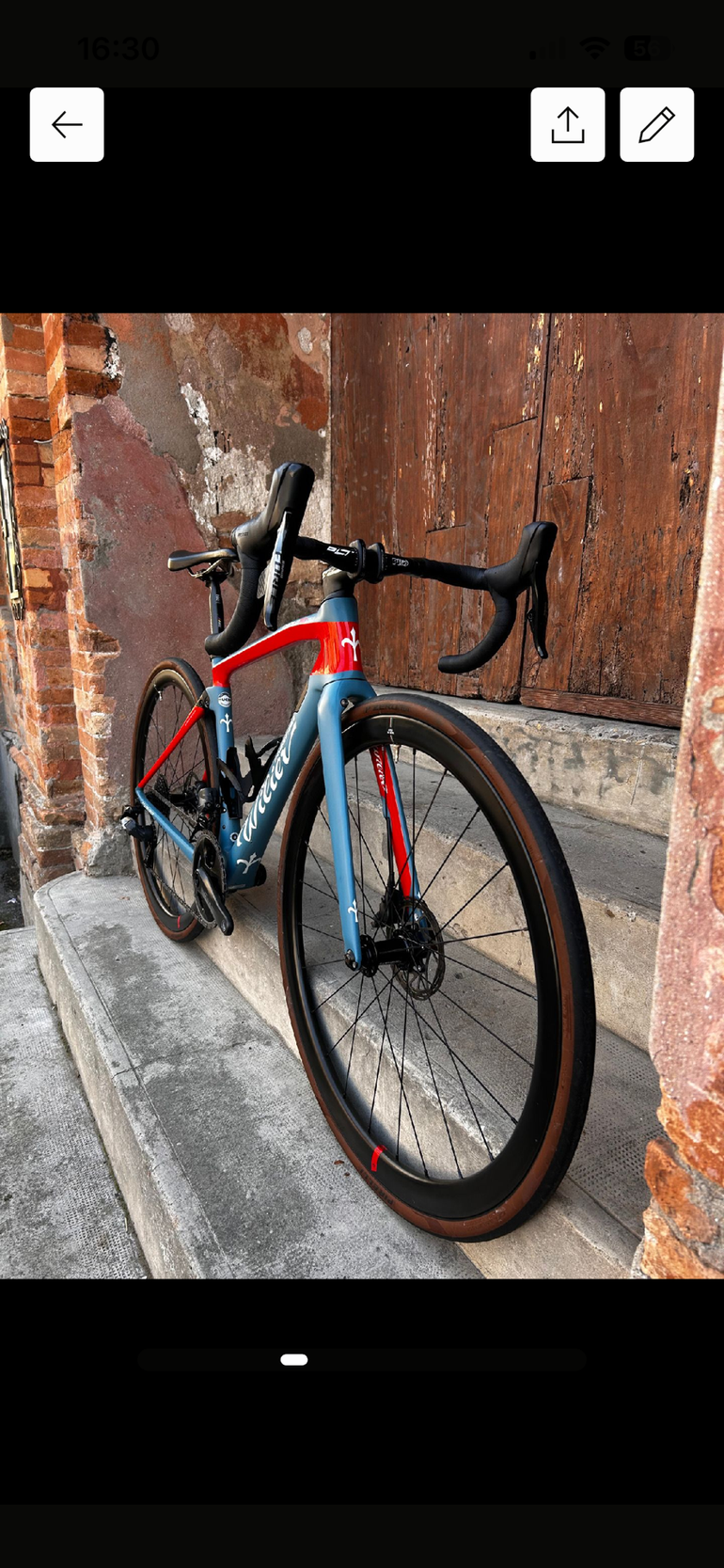 Used Wilier Cento10NDR SRAM FORCE eTAP AXS DISC 2x12XDR 2020 2020 Road & Gravel, Red — image 5 of 14