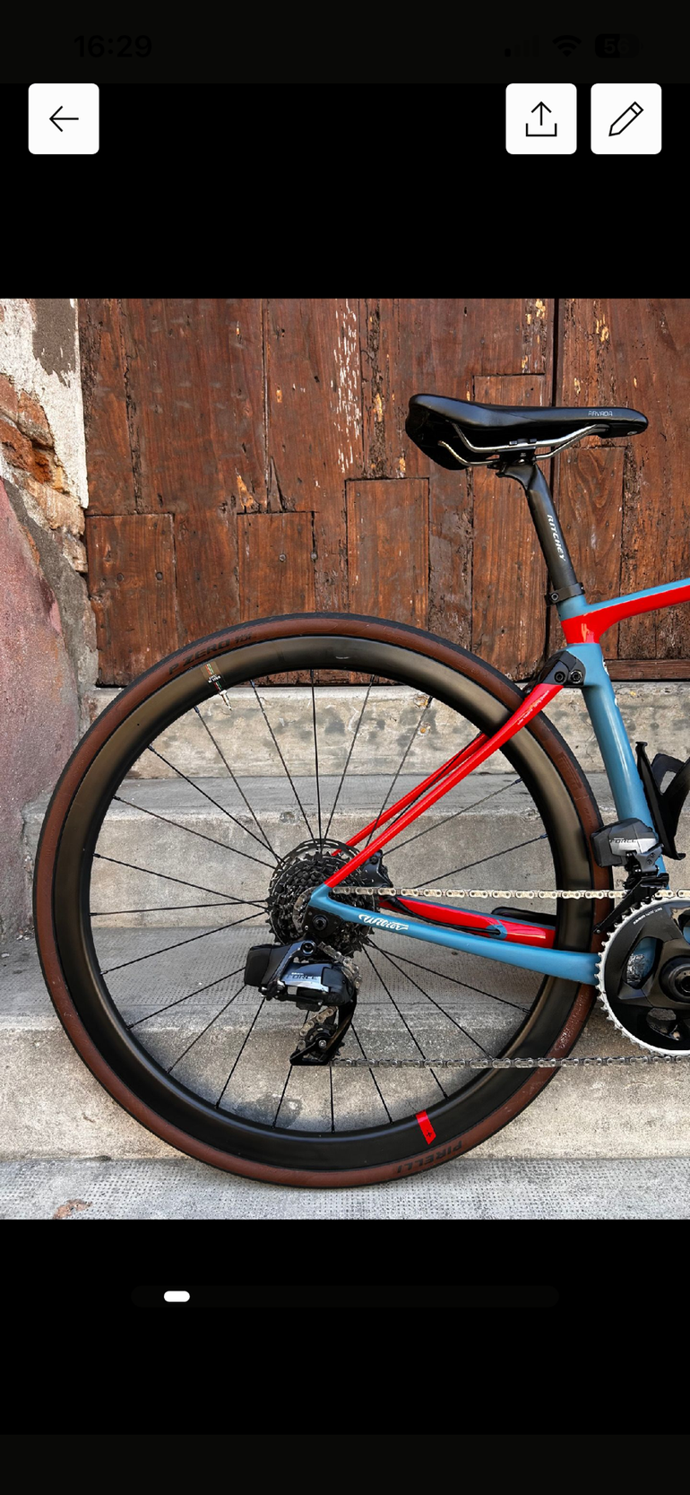 Used Wilier Cento10NDR SRAM FORCE eTAP AXS DISC 2x12XDR 2020 2020 Road & Gravel, Red — image 2 of 14