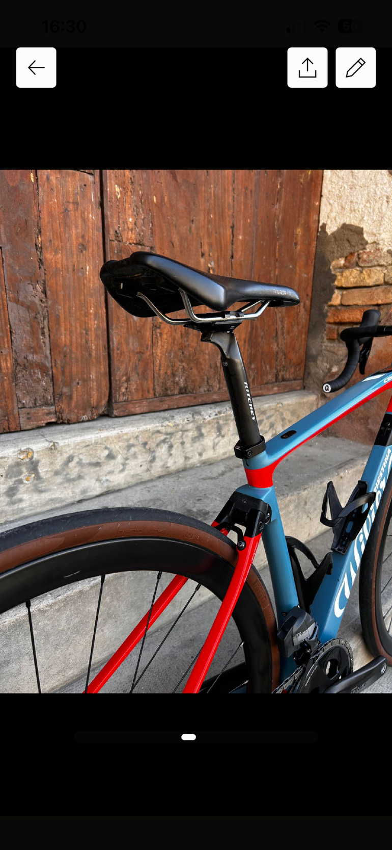 Used Wilier Cento10NDR SRAM FORCE eTAP AXS DISC 2x12XDR 2020 2020 Road & Gravel, Red — image 9 of 14