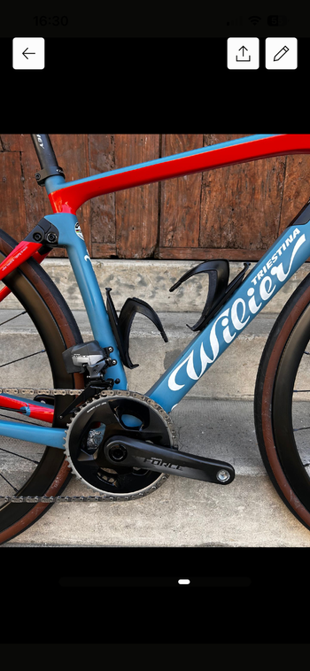 Used Wilier Cento10NDR SRAM FORCE eTAP AXS DISC 2x12XDR 2020 2020 Road & Gravel, Red — image 10 of 14
