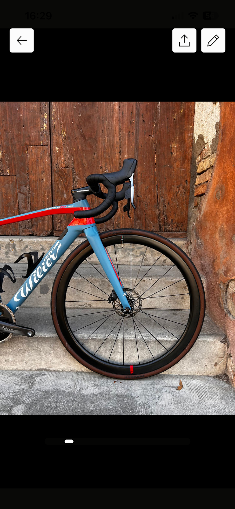 Used Wilier Cento10NDR SRAM FORCE eTAP AXS DISC 2x12XDR 2020 2020 Road & Gravel, Red — image 3 of 14