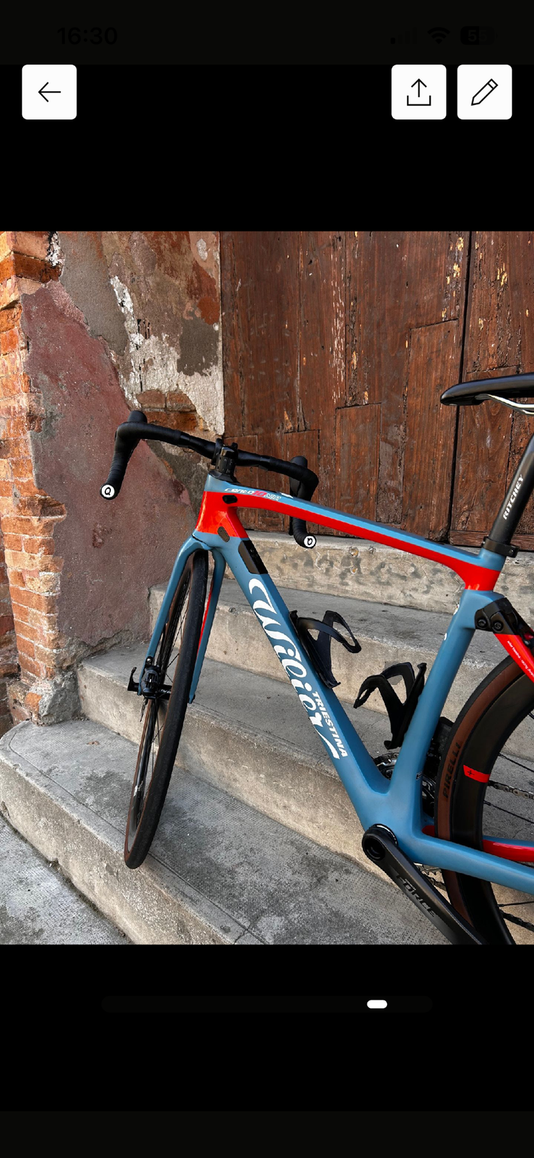 Used Wilier Cento10NDR SRAM FORCE eTAP AXS DISC 2x12XDR 2020 2020 Road & Gravel, Red — image 13 of 14