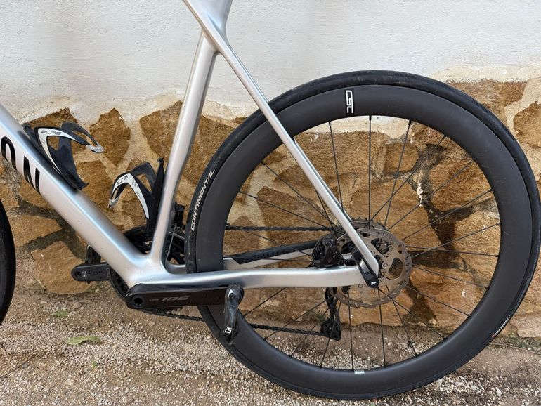 Used Canyon Endurace CF 7 2025 2025 Road & Gravel, Grigio chiaro — image 6 of 9