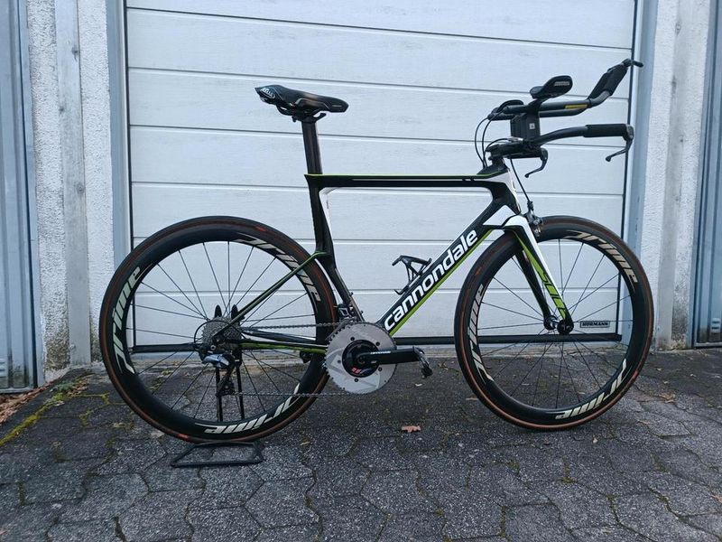 Used Cannondale Slice Zeitfahrrad Triathlon L/57 Powermeter 2017 Road & Gravel