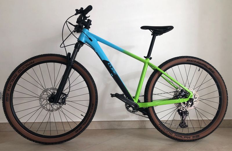Used CUBE REACTION PRO 2021 2021 Mountainbike, Green, 27.5, 29 — image 2 of 22
