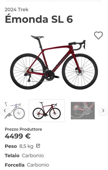Brugt Trek Emonda Shimano 105 2024 Road & Gravel