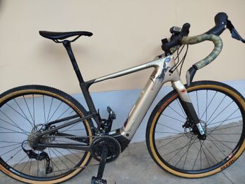 Used Cannondale Topstone Neo Carbon 4 2022 2022 Road & Gravel, Orange — image 9 of 9