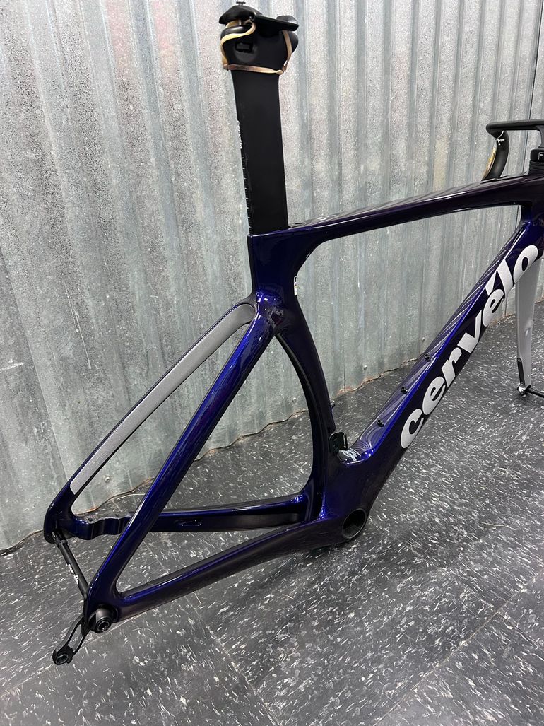 Used Cervélo S5 Frameset Sapphire Ice 51 2024 Road & Gravel, Purple — image 6 of 8