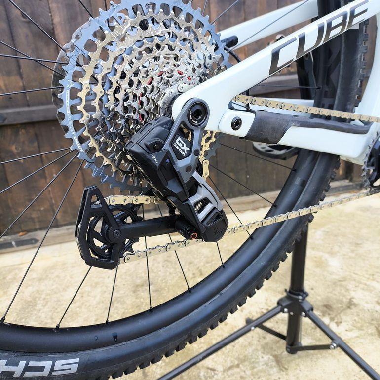 Used CUBE STEREO ONE44 C:68X SLX 2025 2025 Mountainbike, Blanco — image 5 of 9