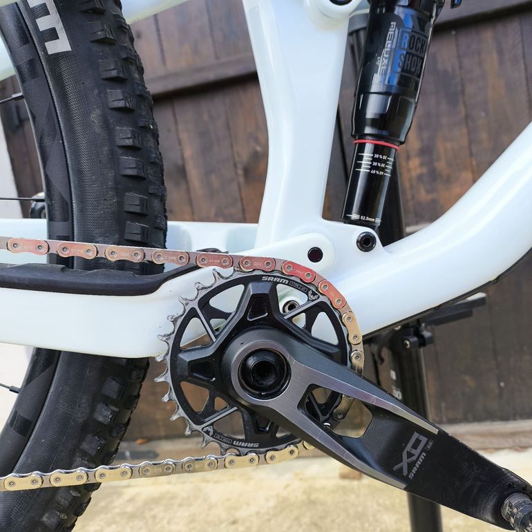 Used CUBE STEREO ONE44 C:68X SLX 2025 2025 Mountainbike, Blanco — image 3 of 9