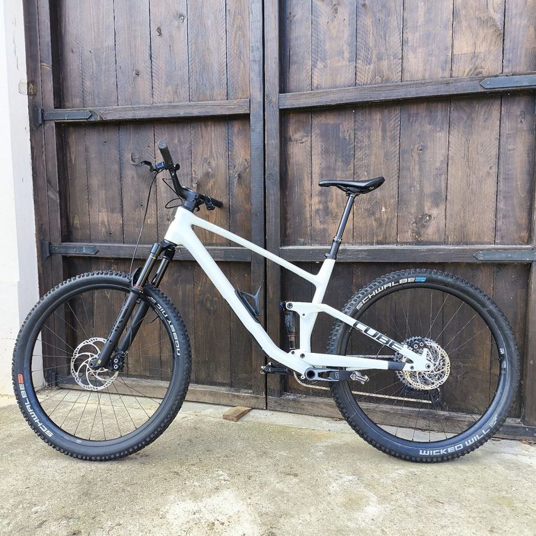 Used CUBE STEREO ONE44 C:68X SLX 2025 2025 Mountainbike, Blanco — image 2 of 9