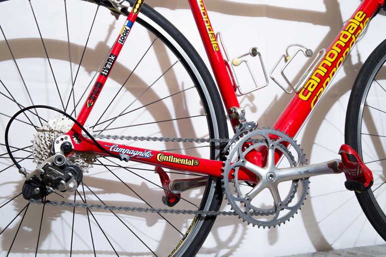 Used Cannondale Silk Road Team Saeco Joerg Ludewig Paris-Roubaix 2003 Road & Gravel, Rot — image 4 of 6