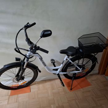 Used Ancheer Ancheer Electric Bike Urban, White — image 4 of 5
