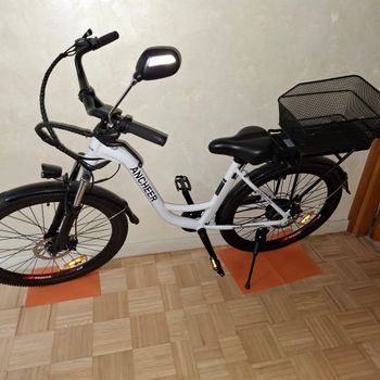 Used Ancheer Ancheer Electric Bike Urban, White — image 3 of 5