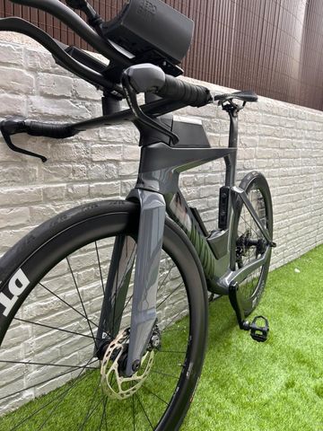 Used Canyon Speedmax Shimano 105 Di2 2025 Road & Gravel, Light Gray — image 3 of 18
