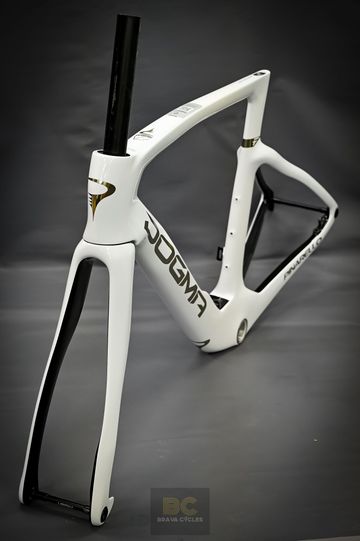 Pinarello Dogma F Frameset | Crystal Edge White | Sizes 515 530 Frameset 2026 Road & Gravel de segunda mano