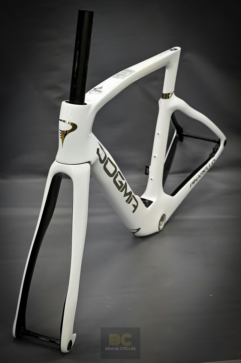 Used Pinarello Dogma F Frameset | Crystal Edge White | Sizes 515 530 Frameset 2026 Road & Gravel