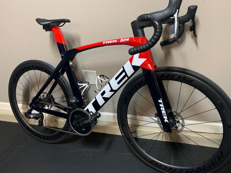 Used Trek Madone SLR 7 eTap 2022 2022 Road & Gravel, Blue — image 3 of 9