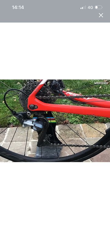 Gebrauchtes Ridley Fenix SL 2022 Road & Gravel, Rot — Bild 5 von 6