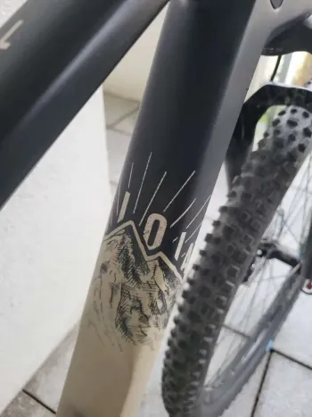 Used WIAWIS Alpeca 2022 Mountainbike, Weiß — image 6 of 9