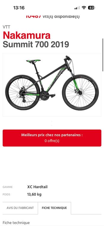Avis VTT électrique Nakamura E-Summit 700 | 2026