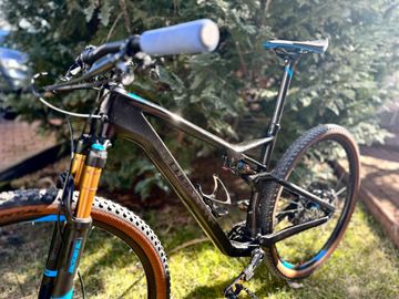 Cube AMS C:68 SLT 2019 Mountainbike usato, Blu — immagine 2 di 7